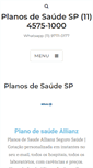 Mobile Screenshot of planodesaudesp.com.br