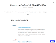 Tablet Screenshot of planodesaudesp.com.br